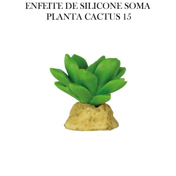 Imagem de Enfeite de silicone soma planta cactus 15