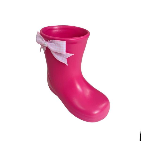 Imagem de Enfeite Decorativo Bota Avulsa Boneca - Pink Com Laço