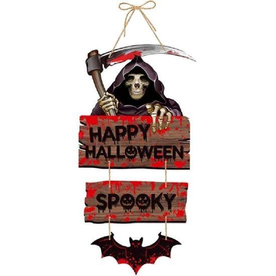 Imagem de Enfeite Decorativo Happy Halloween Assustador 54cm - 1 Un