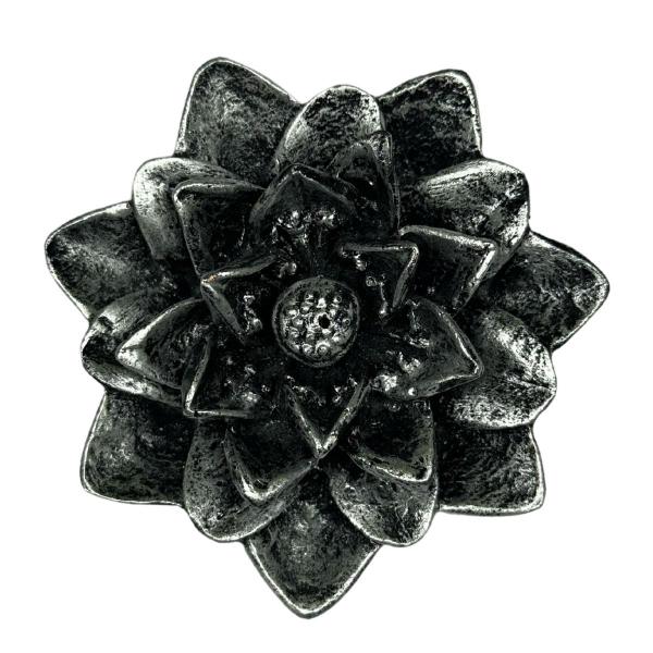 Imagem de Enfeite Flor de Lotus incensário vareta decoração resina