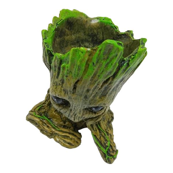 Imagem de Enfeite Groot Mini Resina p/ Aquários e Jardins 7cm x 8,5cm