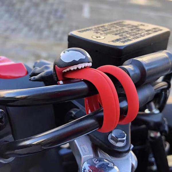 Enfeite Guidao Moto Bike Bicicleta Kit 3 Uni Anti Heroi Decorativo Organizador Cabo Fios Casa Motocicleta Passeio Lazer - Ab.MIDIA Imagem de Enfeite Guidao Moto Bike Bicicleta Kit 3 Uni Anti Heroi Decorativo Organizador Cabo Fios Casa Motocicleta Passeio Lazer