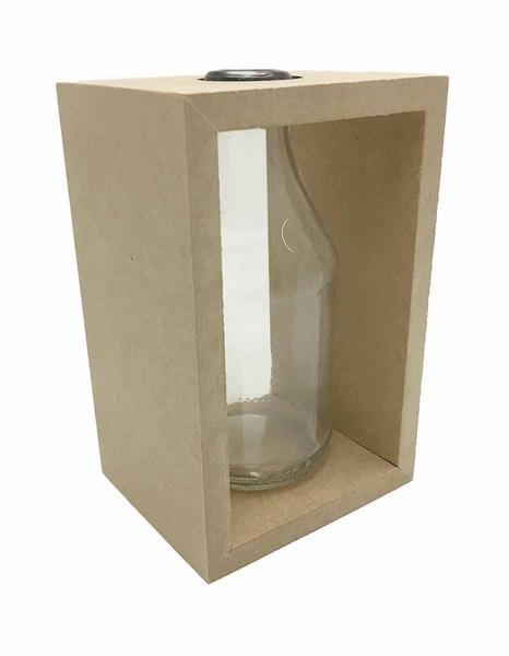 Enfeite Mdf De Mesa Porta Garrafa Vidro Decoração Retangular - Atelie Arte Coisas Imagem de Enfeite Mdf De Mesa Porta Garrafa Vidro Decoração Retangular