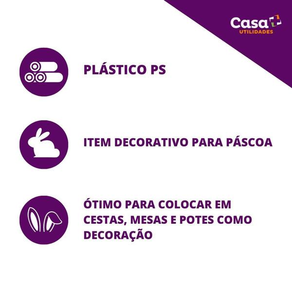 Imagem de Enfeite Páscoa Cesto Ovos Gold 10 Peças - NIPO CENTER