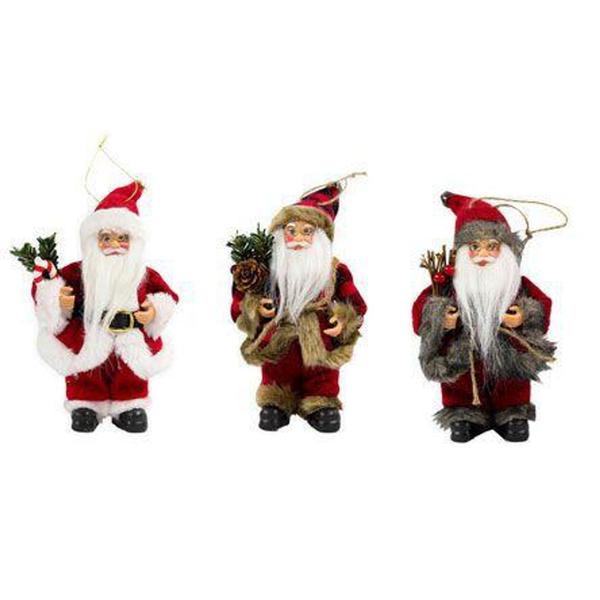 Imagem de Enfeite Trio De Papai Noel Pinhas 03 Peças - Rio Master