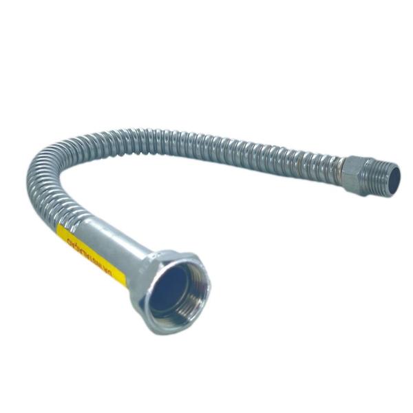 Imagem de Engate Água Quente / Fria 3/4" x 1/2" NPT 40 CM PG Cromada