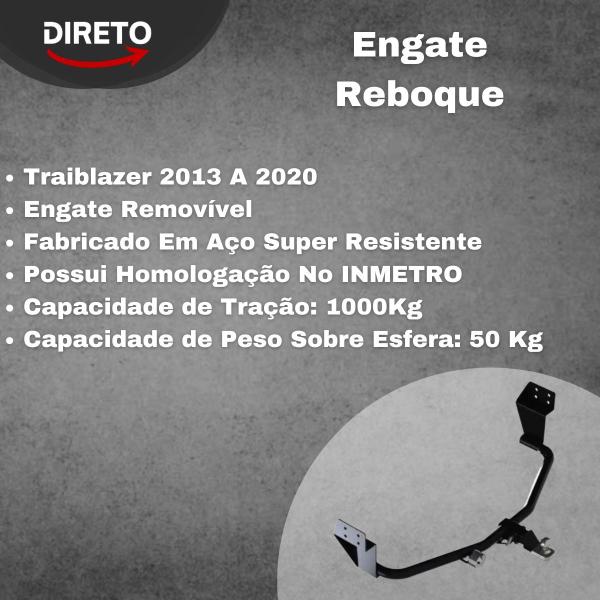 Imagem de Engate de Reboque Removível - Traiblazer 2013 A 2020