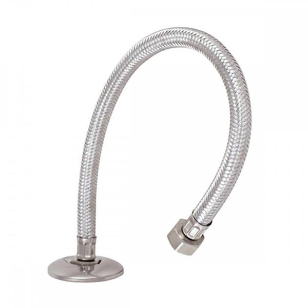 Imagem de Engate Flexivel Metal Cromado Forusi Inox 30Cm 1930  9.23.0005.25