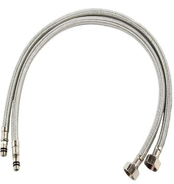 Engate Flexível Misturador Mangueira Aço Monocomando 60Cm - Doan Imagem de Engate Flexível Misturador Mangueira Aço Monocomando 60Cm