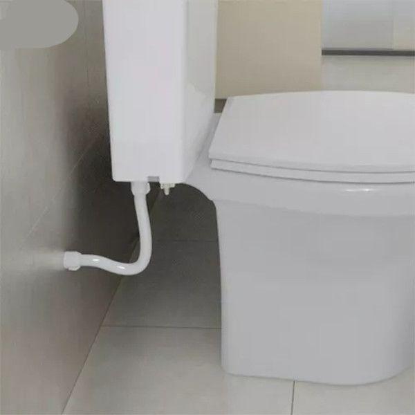 Imagem de Engate Flexível PVC Branco 40cm 1/2 Reforçado Plasbohn