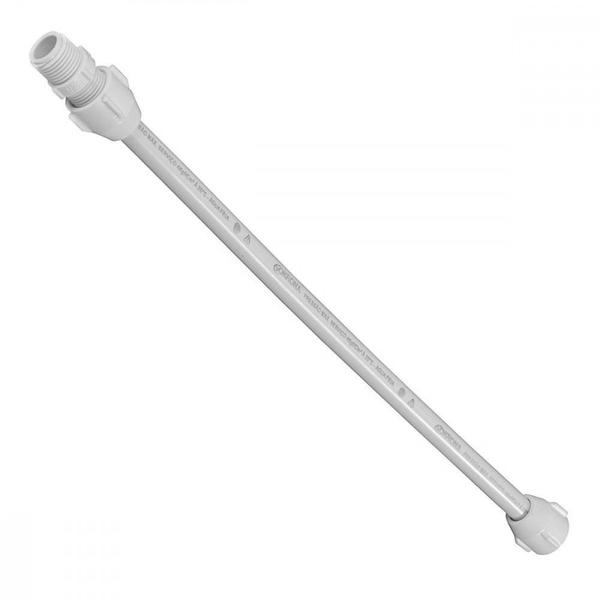 Imagem de Engate Flexivel  Pvc Branco  Krona  30Cm  741 . / Kit C/ 20