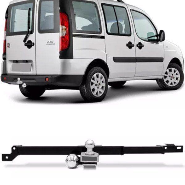 Imagem de Engate Para Reboque Rabicho Fiat Doblo Cargo Locker Elx 2002 Até 2016 Tração 400Kg InMetro