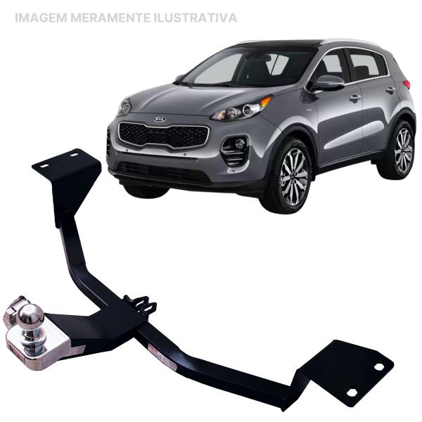 Imagem de Engate Reboque Rabicho Fixo Sportage 2017 a 2020 600Kg