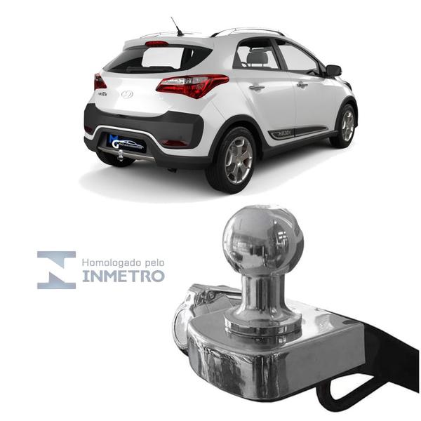 Imagem de Engate Reboque Rabicho Hyundai Hb-20X 2013 2014 2015 2016 2017 2018 2019