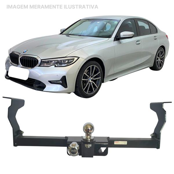 Imagem de Engate Reboque Rabicho Removivel BMW 320i 2013 a 2019 600Kg