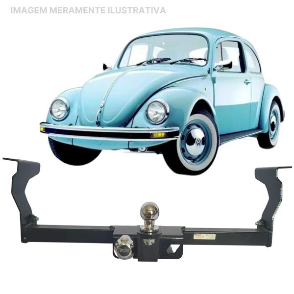 Imagem de Engate Reboque Rabicho Removivel Fusca 1959 a 1996 600Kg