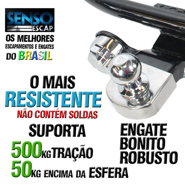 Imagem de Engate reboque reforçado do fusca  1970 a 2003