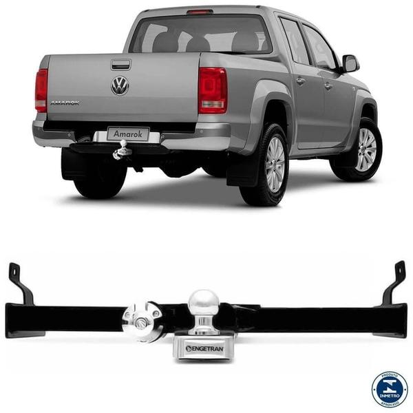 Imagem de Engate Reboque Volkswagen Amarok 2011 a 2014 700Kg Engetran Inmetro