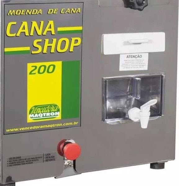 Imagem de Engenho Cana Shop 200 Maqtron com Rolos inox 2cv 110V