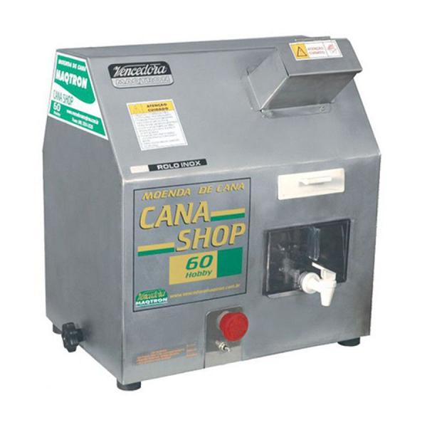 Engenho Elétrico Maqtron Cana Shop 60 com Rolos em Inox 220v Imagem de Engenho Elétrico Maqtron Cana Shop 60 com Rolos em Inox 220v