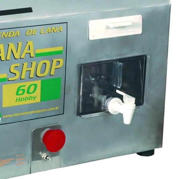 Engenho Elétrico Maqtron Cana Shop 60 com Rolos em Inox 220v Imagem de Engenho Elétrico Maqtron Cana Shop 60 com Rolos em Inox 220v