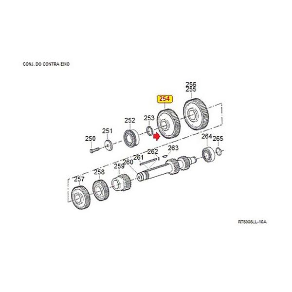 Imagem de Engreangem Motriz Contra Eixo International Ford FUL20459