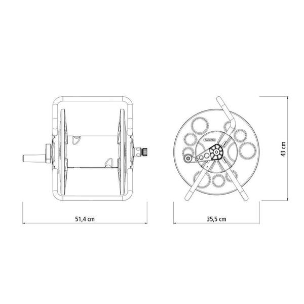 Imagem de Enrolador De Mangueira Tramontina 78594000