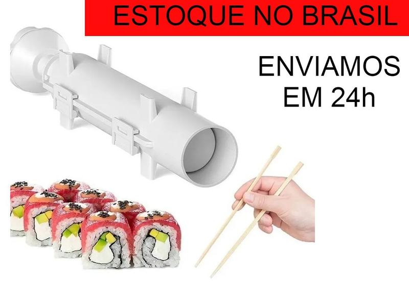 Imagem de Enrolador De Sushi Maquina Manual Enrolar Estoque No Brasil