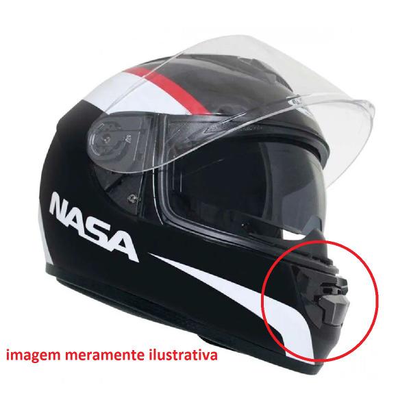 Imagem de Entrada De Ar Frontal Capacete Nasa NS-901 Army Verde Cinza