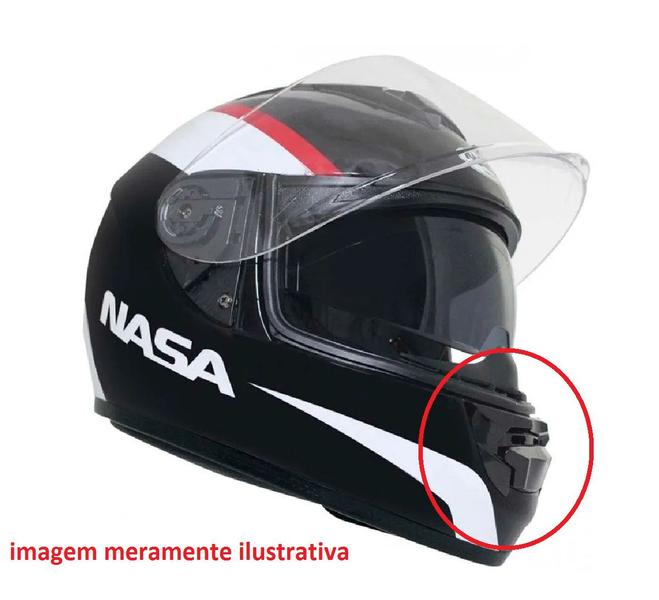 Imagem de Entrada De Ar Inferior Frontal Capacete Nasa NS901 Lava Hero