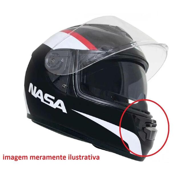 Imagem de Entrada De Ar Inferior Frontal Capacete Nasa Ns901 Lava Hero