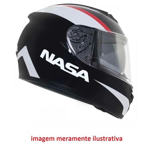 Imagem de Entrada De Ar Superior Capacete Nasa Ns 901 Hero Black White