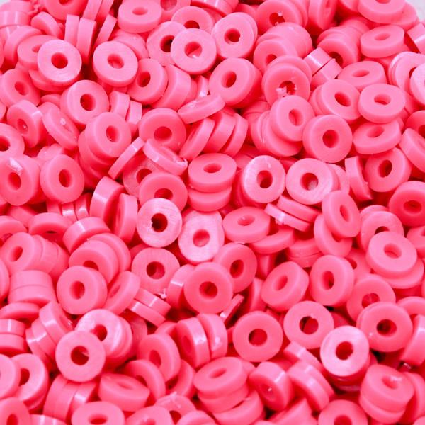 Entremeio Disquinho Leitoso 06mm Em Plastico Com 500Gr - LADEIRA BIJUTERIAS Imagem de Entremeio Disquinho Leitoso 06mm Em Plastico Com 500Gr