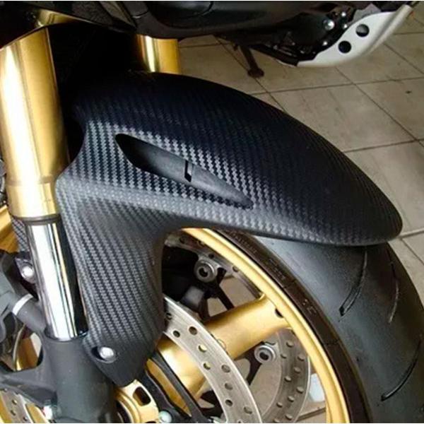 Imagem de Envelopamento Fibra Carbono Preto 3D 2Mx60Cm Carro Moto