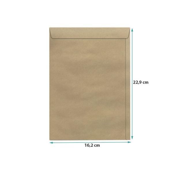 Imagem de Envelope 162 x 229 mm Pardo Skn 23 Kraft Pardo 250 Unidades