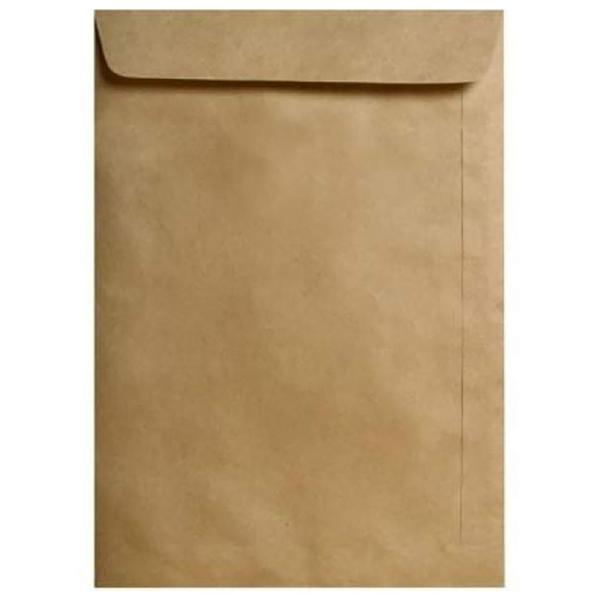 Imagem de Envelope A5 Saco Marrom Kraft 17x25 Cm - Caixa Com 100 Unidades