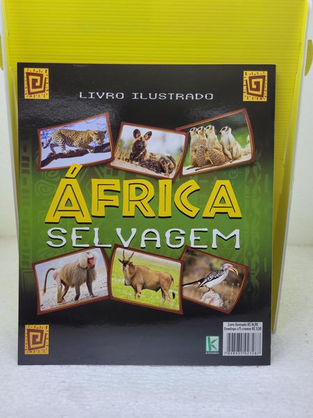 Imagem de Envelope África Selvagem, 10 Envelopes = 50 Cromos + Album Capa Cartão