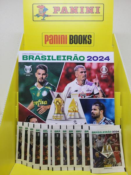 Imagem de Envelope Brasileirão 2024, 10 Envelopes = 50 Cromos + Album Capa Cartão