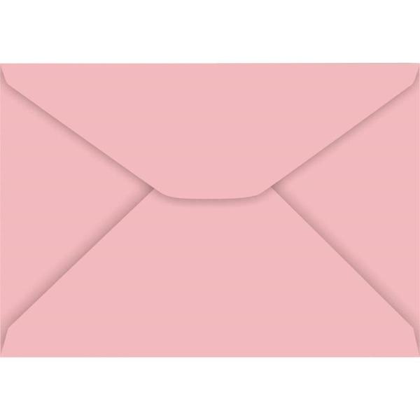 Imagem de Envelope Carta Colorido 114X162MM Rosa Claro 85G CX com 100