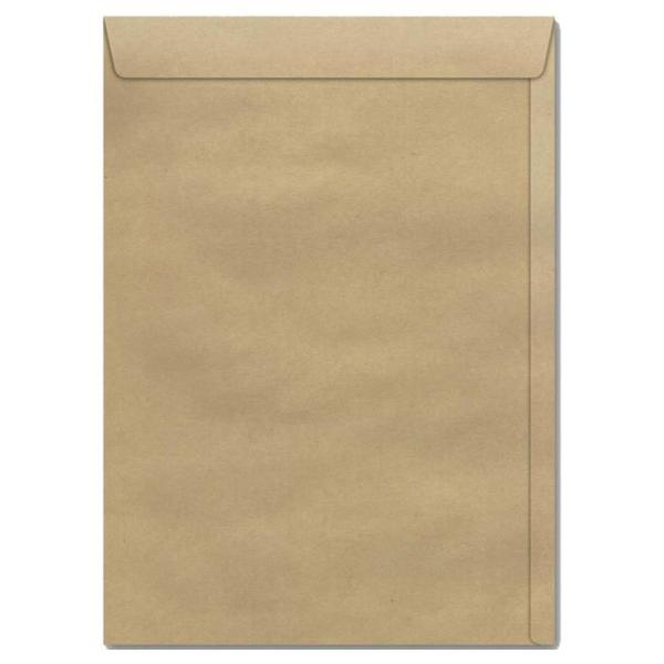 Imagem de ENVELOPE OFICIO SACO KRAFT PARDO NATURAL 25x35,3CM 10 UNIDADES - SCRITY