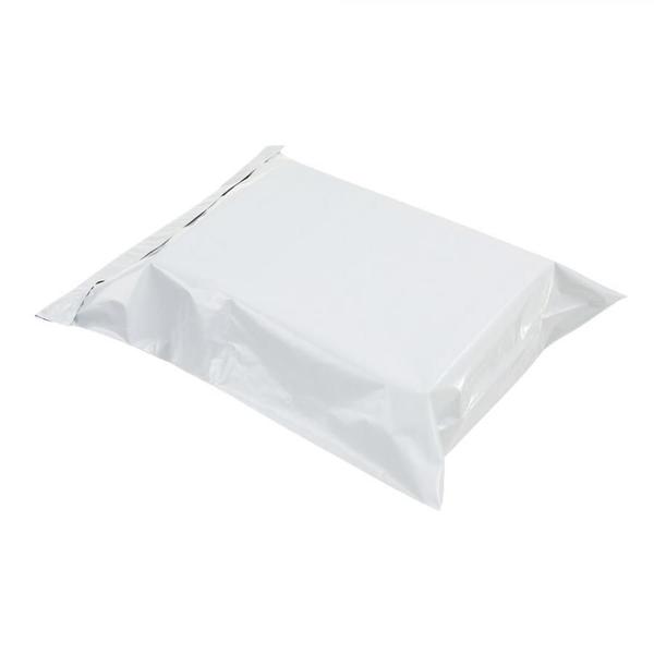 Imagem de Envelope Plástico Branco 19x25 Coex 100 Un - Auto Adesivo