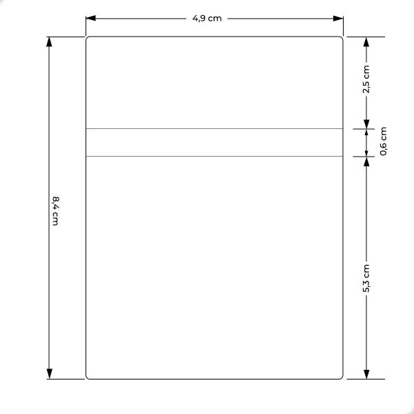 Imagem de Envelope Plástico PP para Armazenar Moedas 100 Un