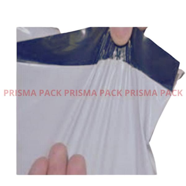 Imagem de Envelope Saco Plástico Para Envio C Lacre Branco 15x20 500 Uni