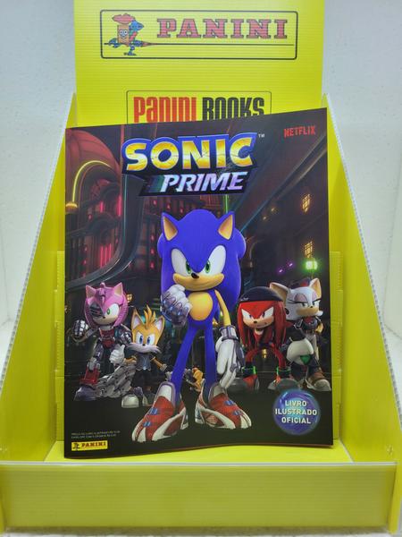 Imagem de Envelope Sonic Prime Panini, 40 Envelopes = 200 Cromos + Album Capa Cartão