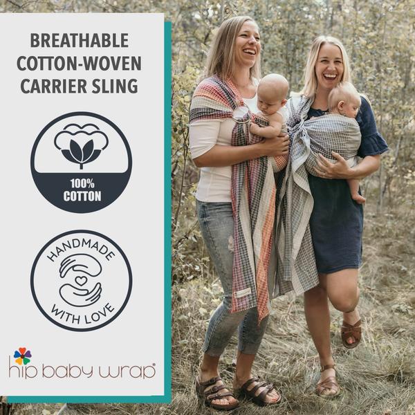 Imagem de Envoltório de bebê Ring Sling Baby Carrier Hip Baby Wrap para bebês de 3,6 a 15,9 kg