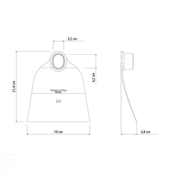 Imagem de Enxada 2.0 Olho Oval Tramontina em Aço sem Cabo