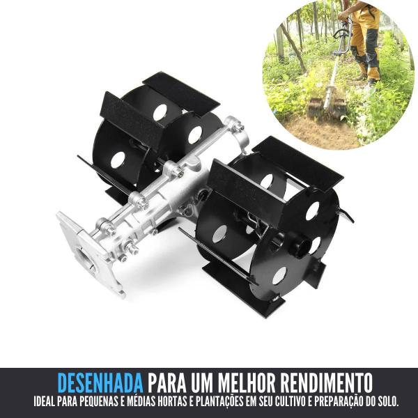 Imagem de Enxada Capina Cultivo Roçadeira 28Mm Eixo 9 Estrias