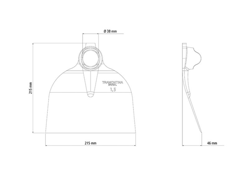 Imagem de Enxada Estreita 1.5 Tramontina Em Aço Sem Cabo Tramontina