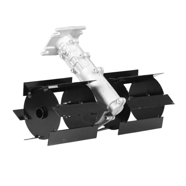 Imagem de Enxada Rotativa Para Roçadeira Universal tubo de 28mm eixo 9estrias - Grande 36cm