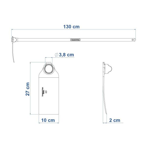 Imagem de Enxadao Estreito 2,5 com Cabo 130cm Tramontina - 77272/754